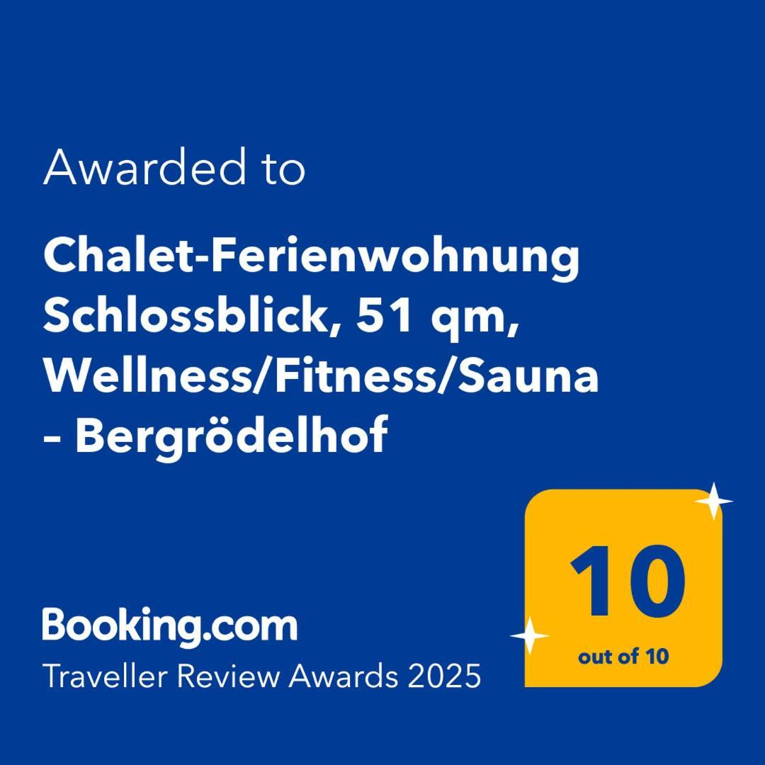 Chalet-Ferienwohnung Schlossblick, 51 Qm, Wellness/Fitness/Sauna - Bergroedelhof Feilitzsch Экстерьер фото